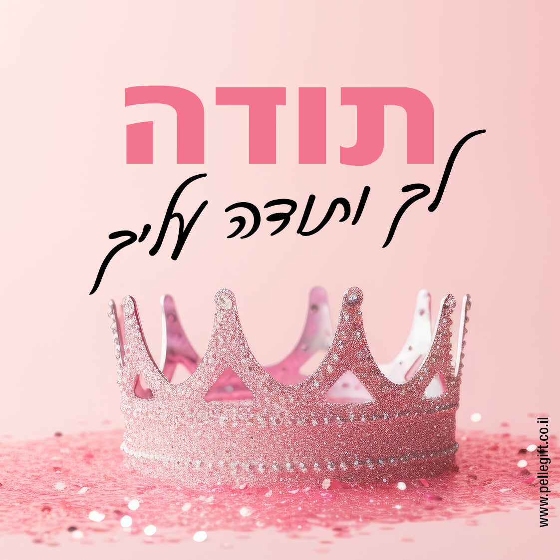 מגנט תודה לך ותודה עלייך
