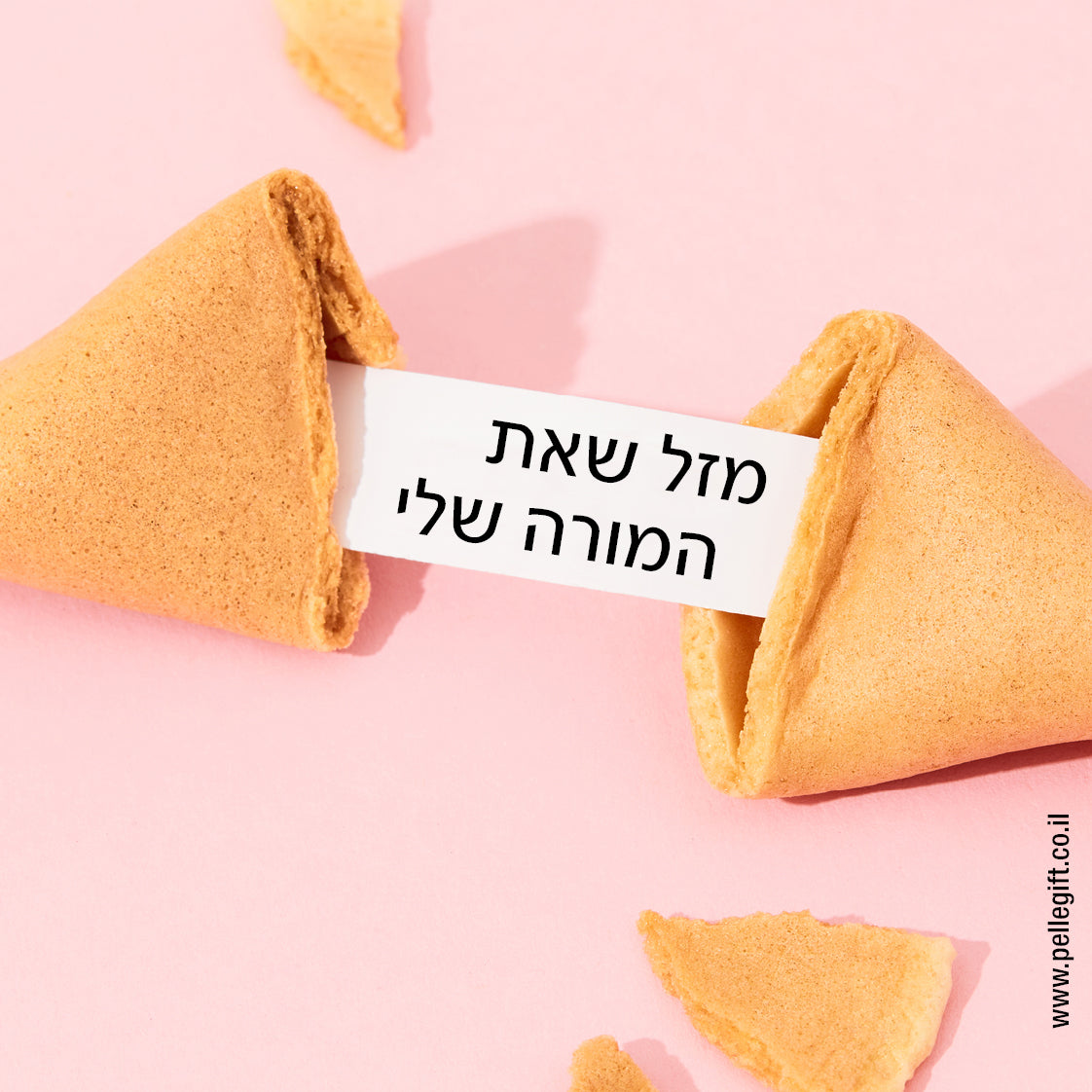 מגנט עוגית מזל מזל שאת המורה שלי