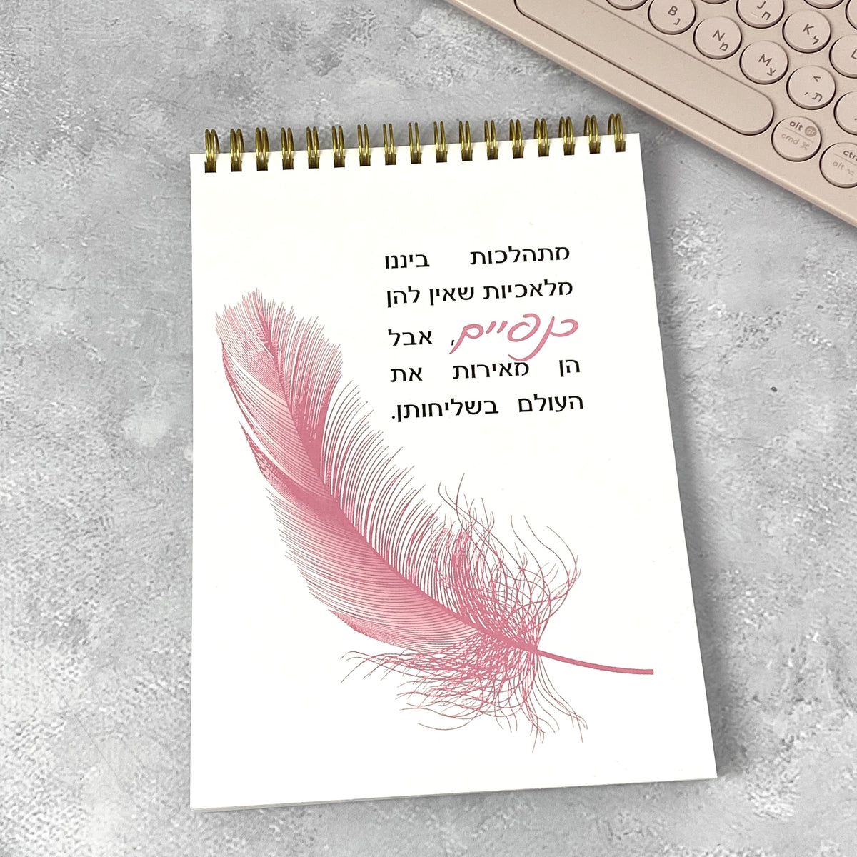 מחברת ספירלה - מלאכיות. שאין להן כנפיים