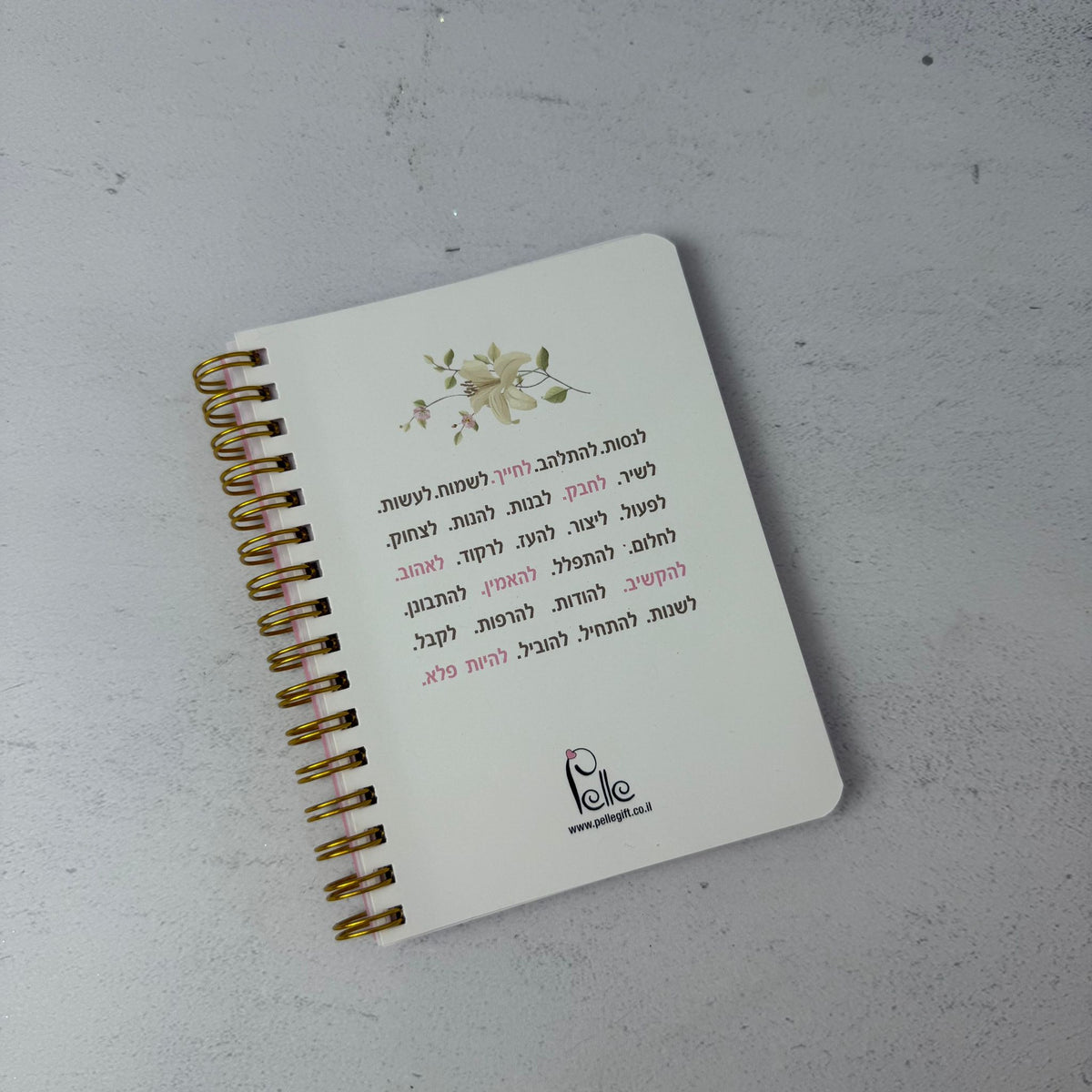 מחברת כיס | מזמור לתודה מעוצב