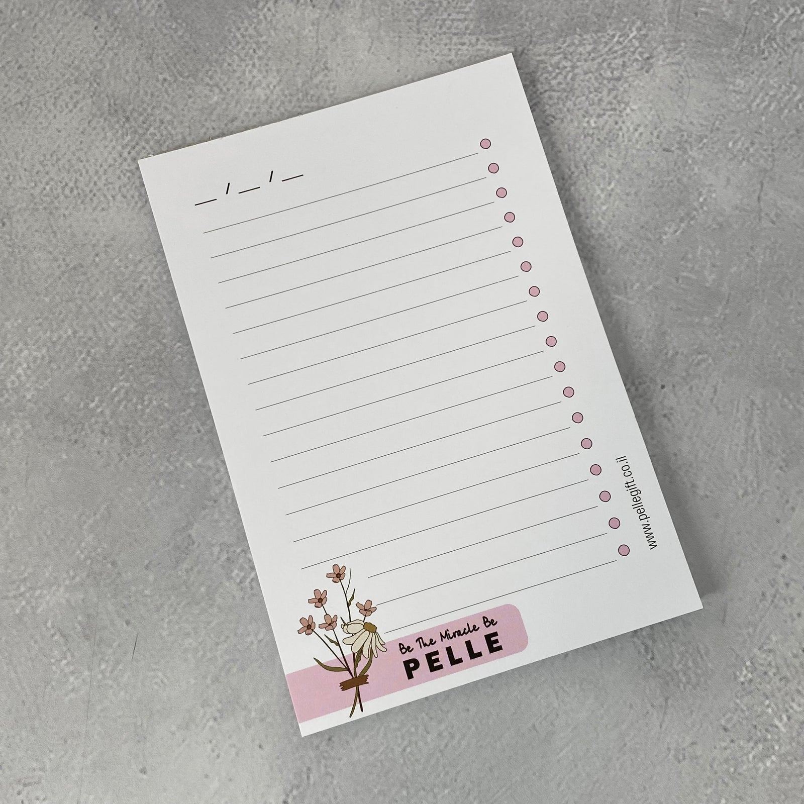 דפי ממו לרשימות ותזכורות ורוד מתוק