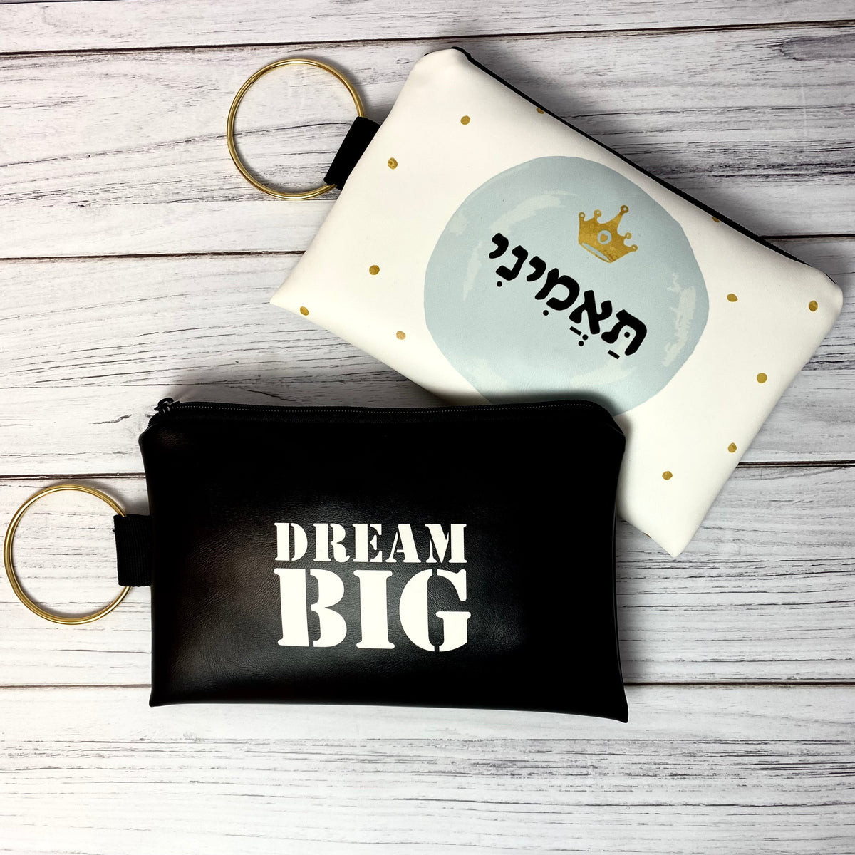 "תיק קלאץ' עם הכיתוב: "תאמיני - תצוגה נוספת 5