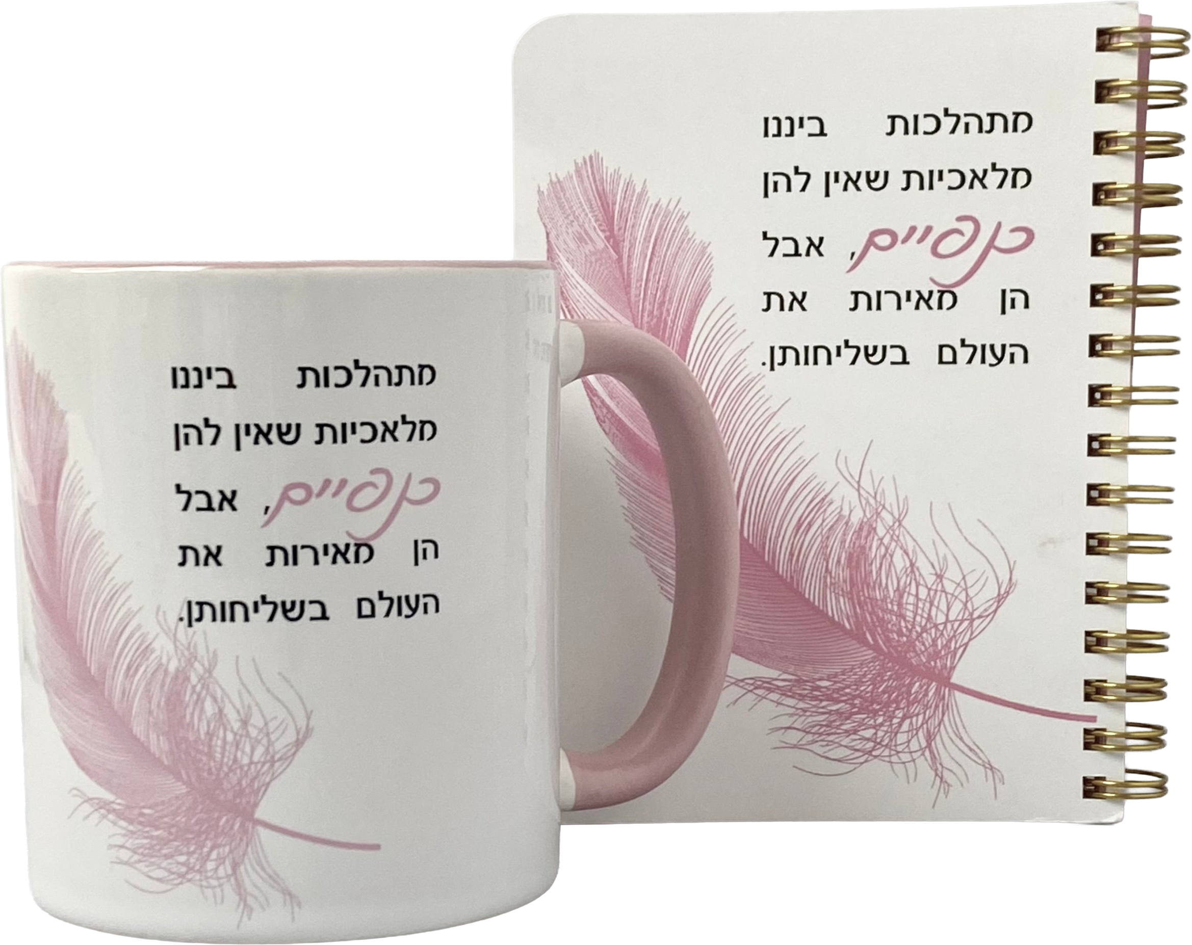 מארז ספל ומחברת כיס |  מלאכיות