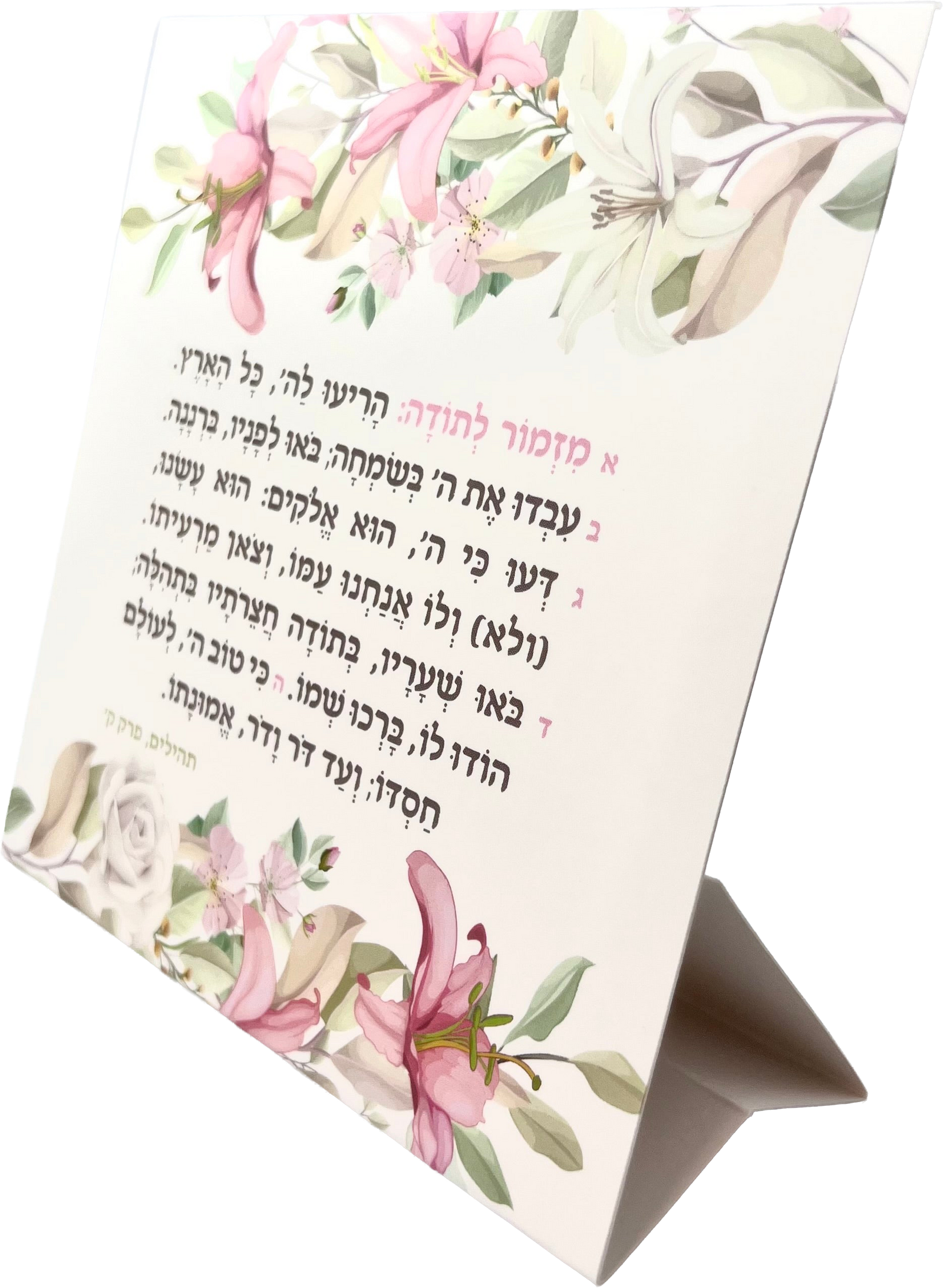 סטנד ייחודי | מזמור לתודה