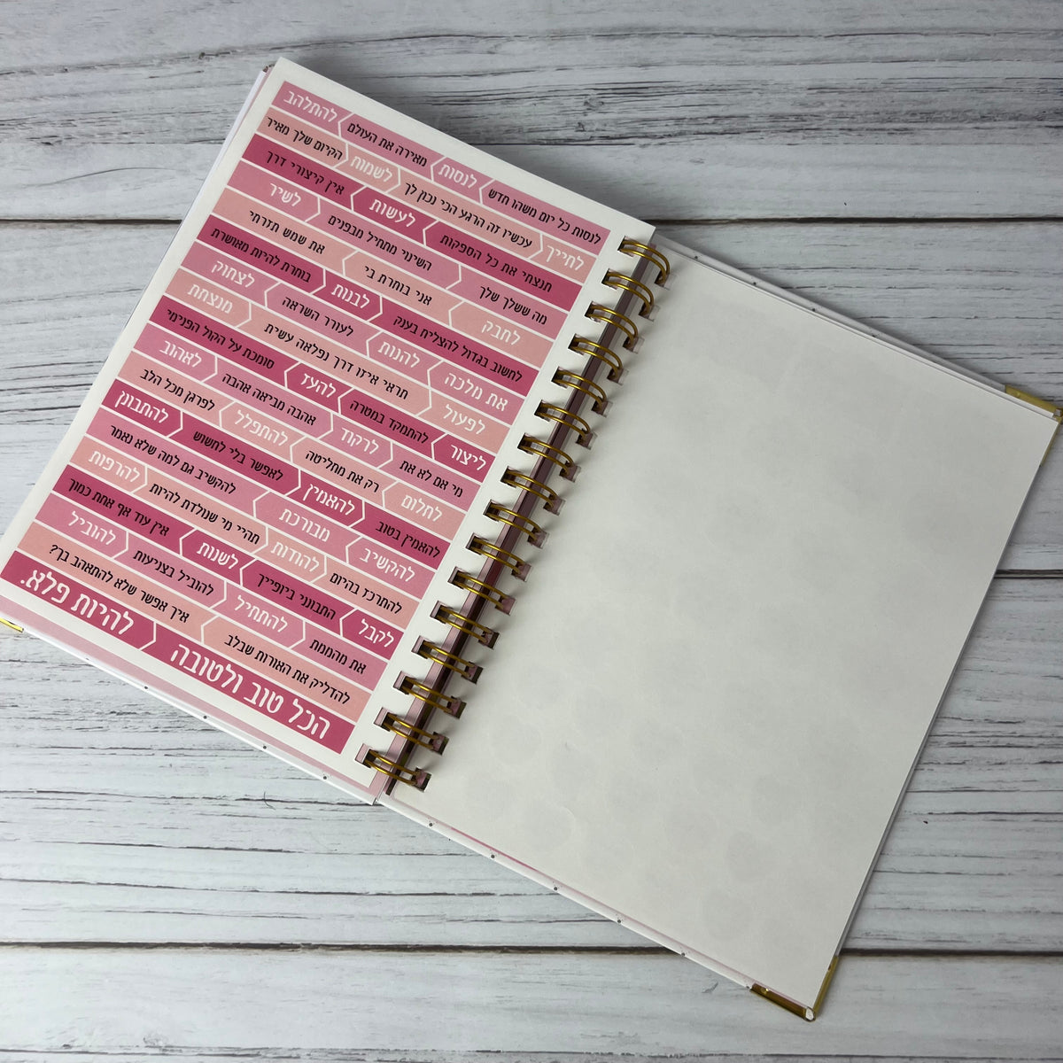 יומן שנתי שבועי תשפ&quot;ו 2025-2026 | המסע 365 ימים