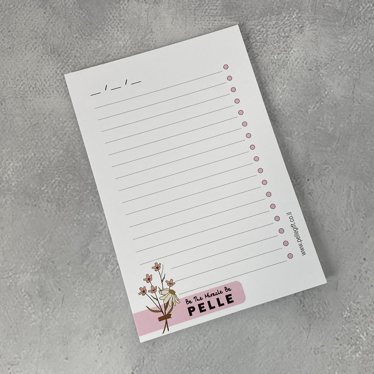 דפי ממו לרשימות ותזכורות ורוד מתוק